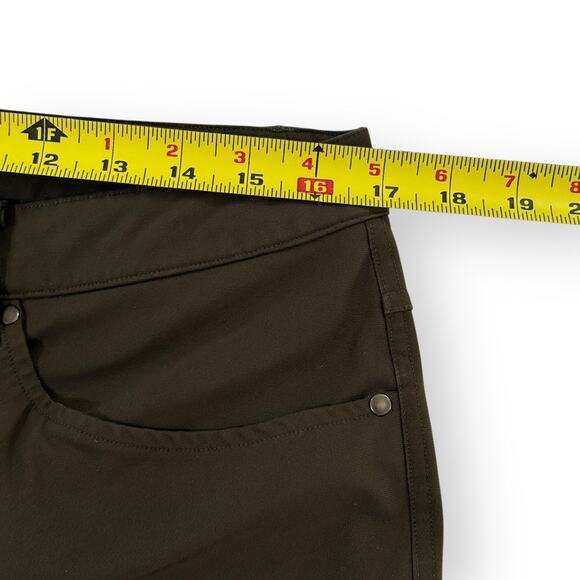 Lululemon ABC Pants Mens 32x27 Army Green Slim-Fit 5 Pocket Pant Warpstreme Golf - Picture 8 of 10